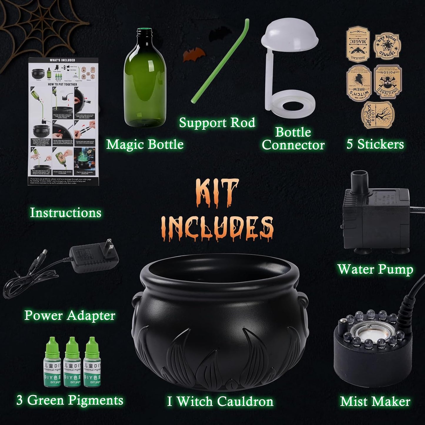 Jack O' Brew™ Floating Potion Cauldron