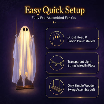Jack O' Swings™ Hanging Ghost