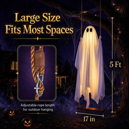 Jack O' Swings™ Hanging Ghost